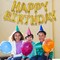 Gold Happy Birthday Balloons 16 Inch Mylar Foil Letters Balloons Happy Birthday Banner